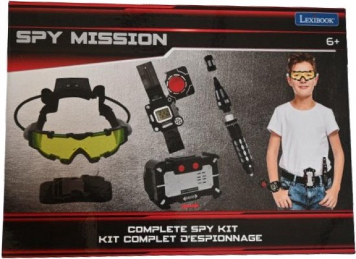 Een complete spion -kit met alle benodigde tools