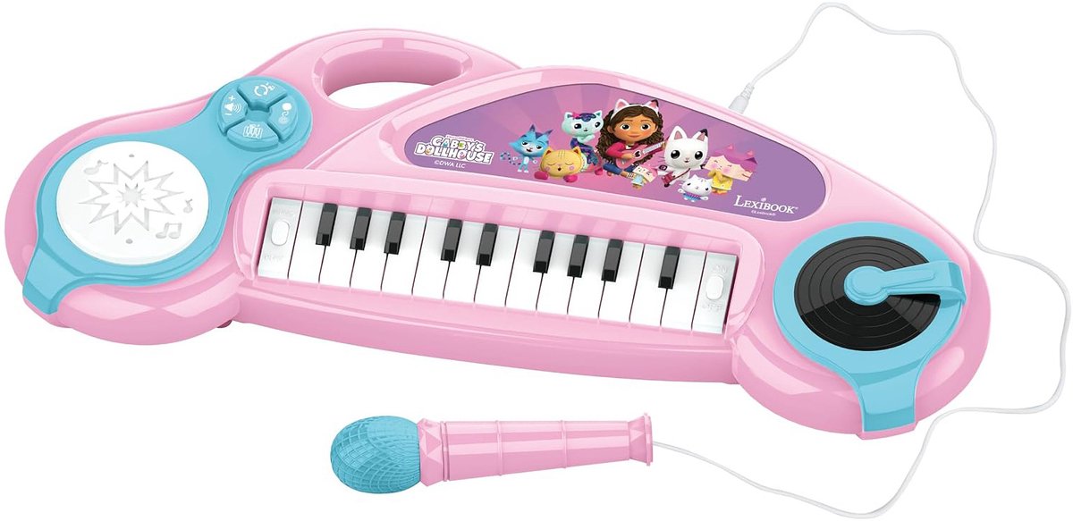 Gabbys Dollhouse Keyboard - Met Licht