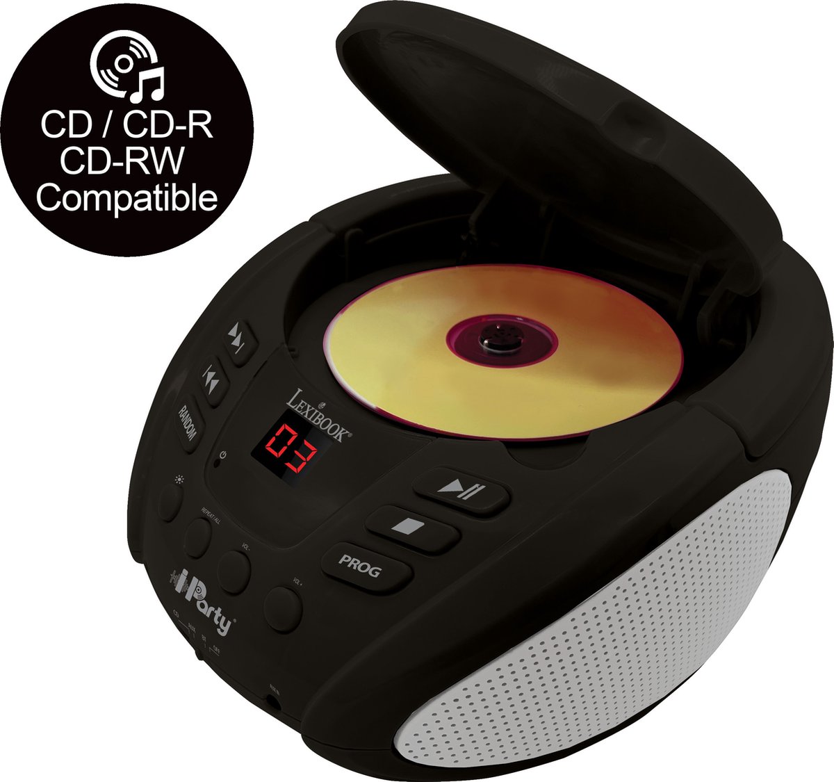 LEXIBOOK - iParty Bluetooth Light CD-speler - USB