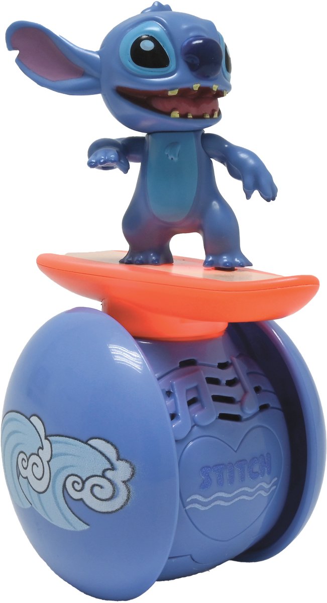 POWERMAN® Roller Surfer Stitch - Eenwielige perfect uitgebalanceerde Stitch met licht- en geluidseffecten