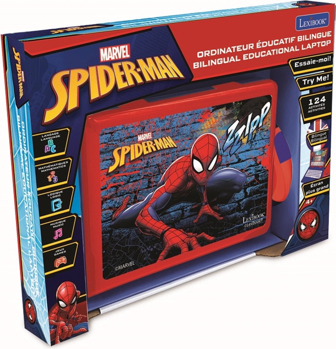 Spidermanl® Educational Laptop – 124 activities (Frans/Engels)