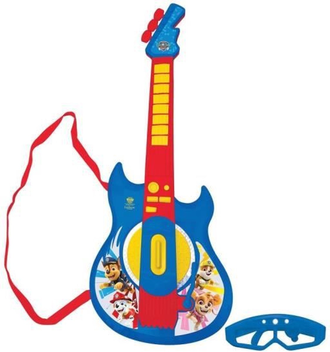 Verlichtingsgitaar van Paw Patrol met Mic in brilvorm