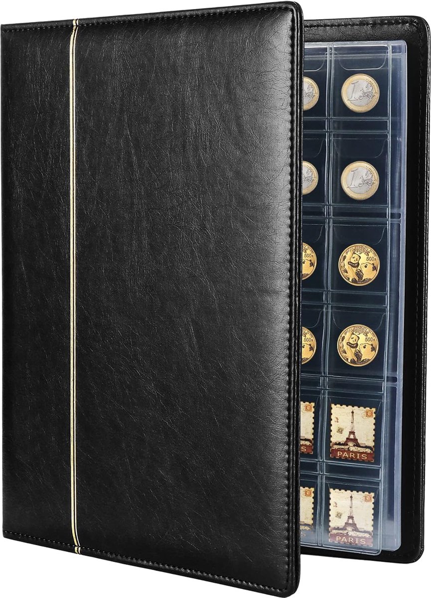 Lexium Biljetten verzamelmap - Geld verzamelmap - Biljetten album - Geld verzamelen - Biljetten houder