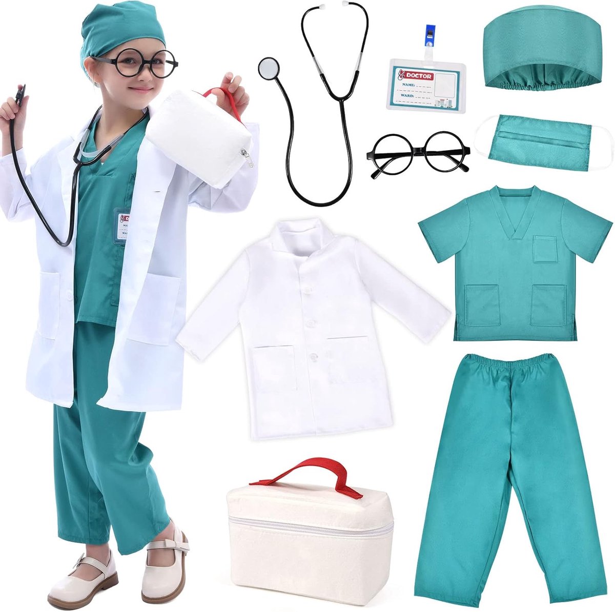 Lexium Dokterset Speelgoed - Doktersset - Speelgoed Doktersset - Dokterskoffer - Rollenspel - Cadeau