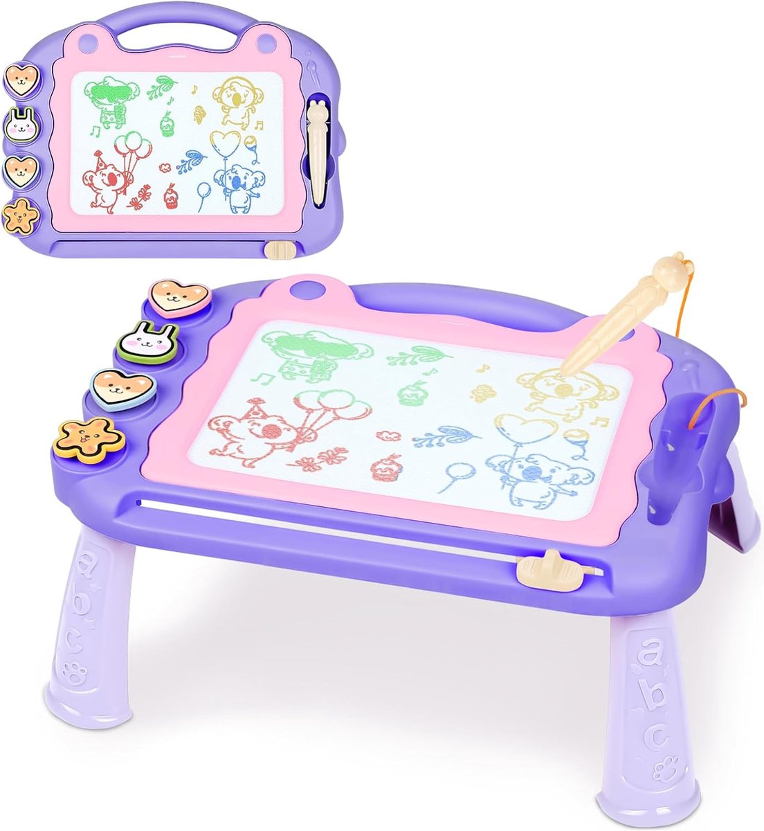 Lexium Magnetisch tekenbord - Magnetisch bord - Magnetisch tekenbord voor kinderen -