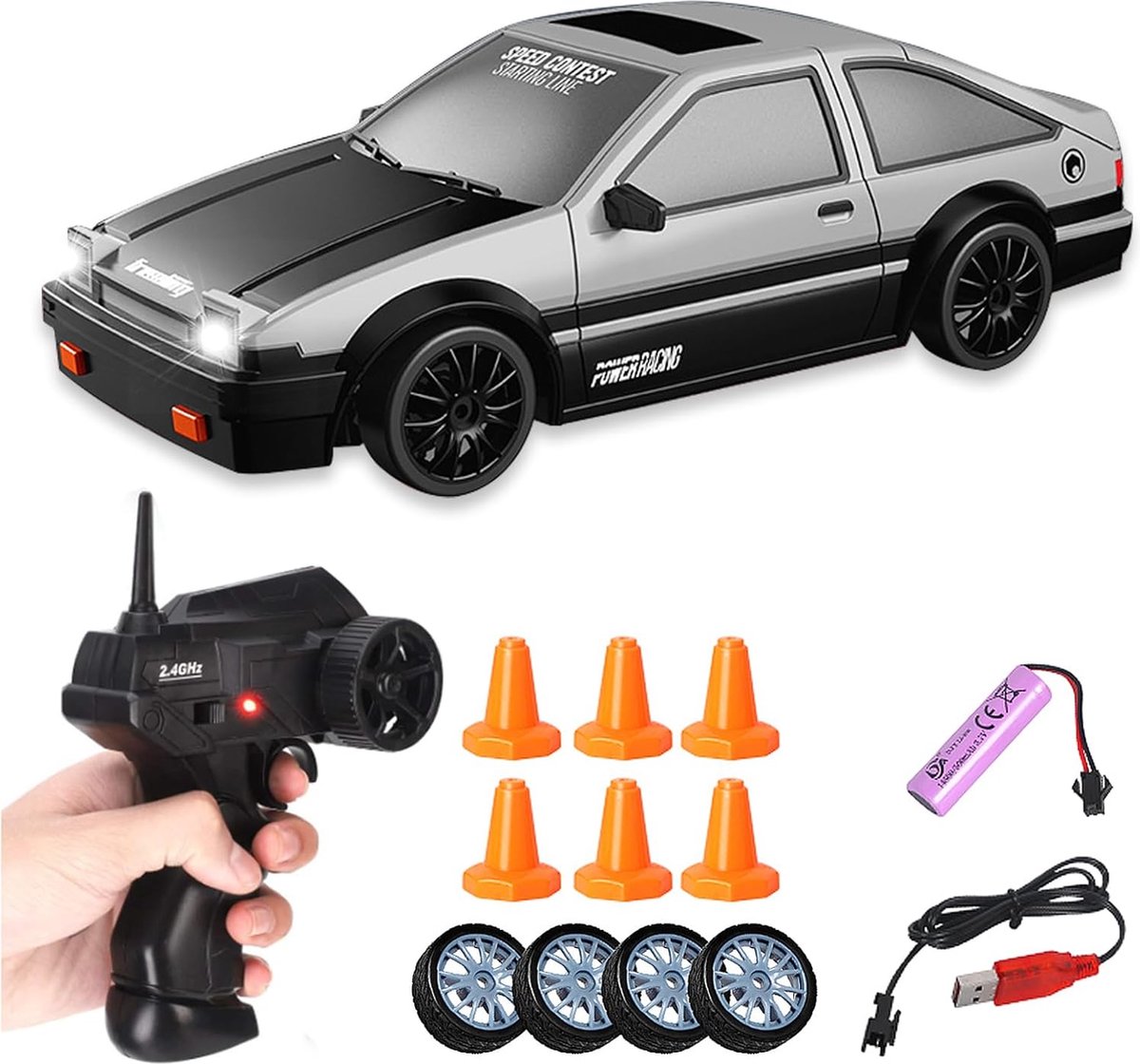 Lexium RC drift car - RC drift auto - RC car - RC auto drift - Drift auto afstandsbestuurbaar
