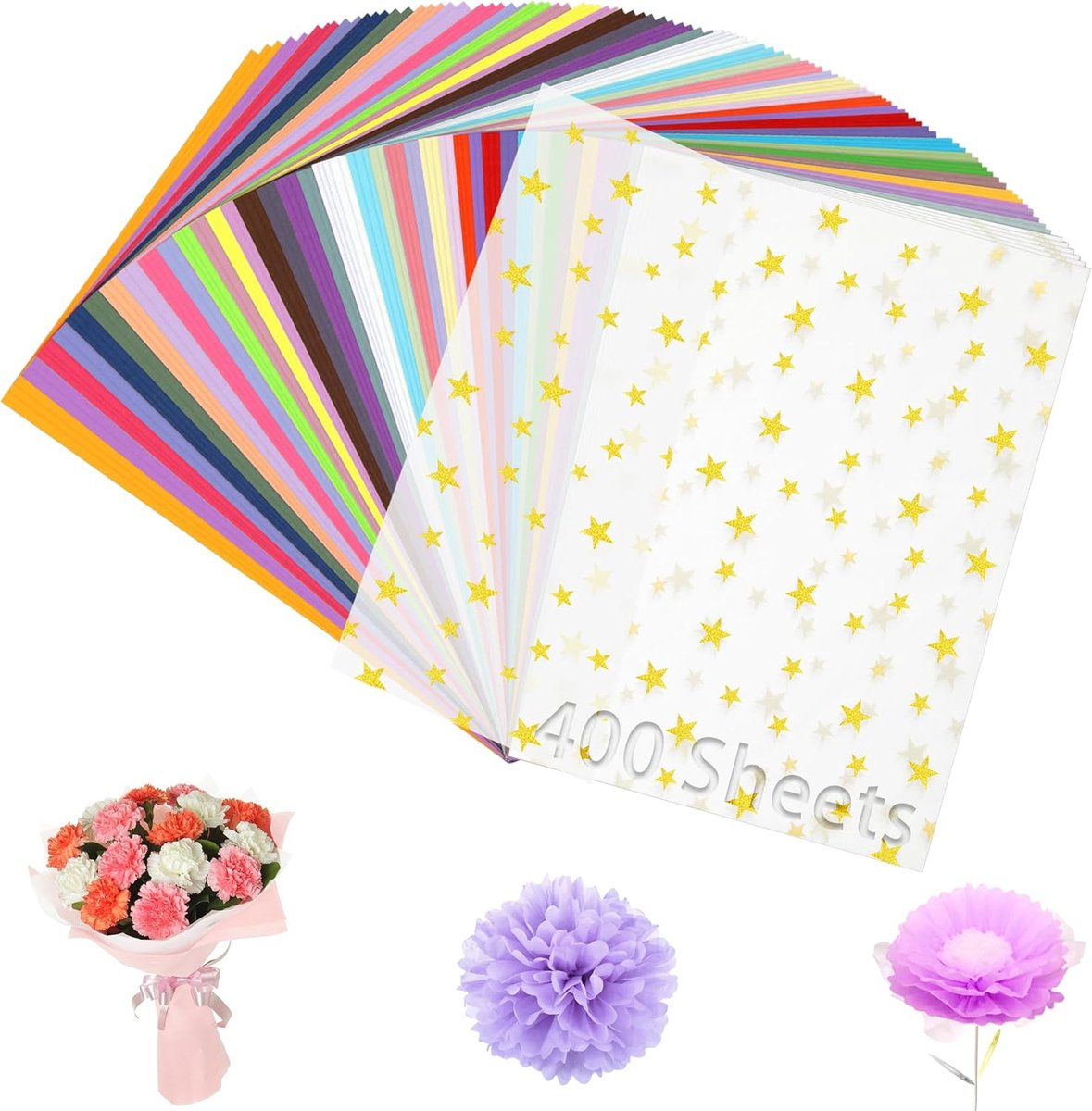 Lexium Vliegerpapier - Vloeipapier - Crepe Papier - Multikleur