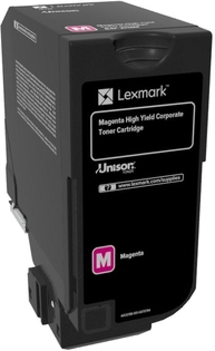 Lexmark 84C2HME Tonercartridge Magenta toners & lasercartridge