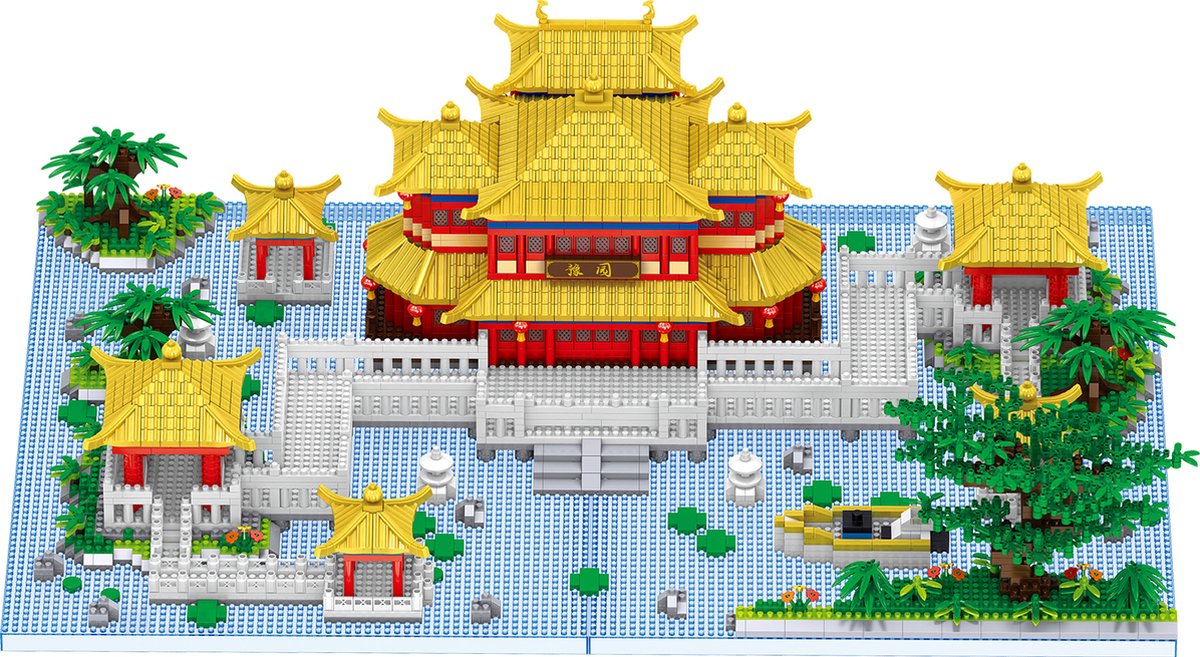 Lezi Yu Garden - Nanoblocks / miniblocks - Bouwset / 3D puzzel - 4061 bouwsteentjes - Lezi LZ8277