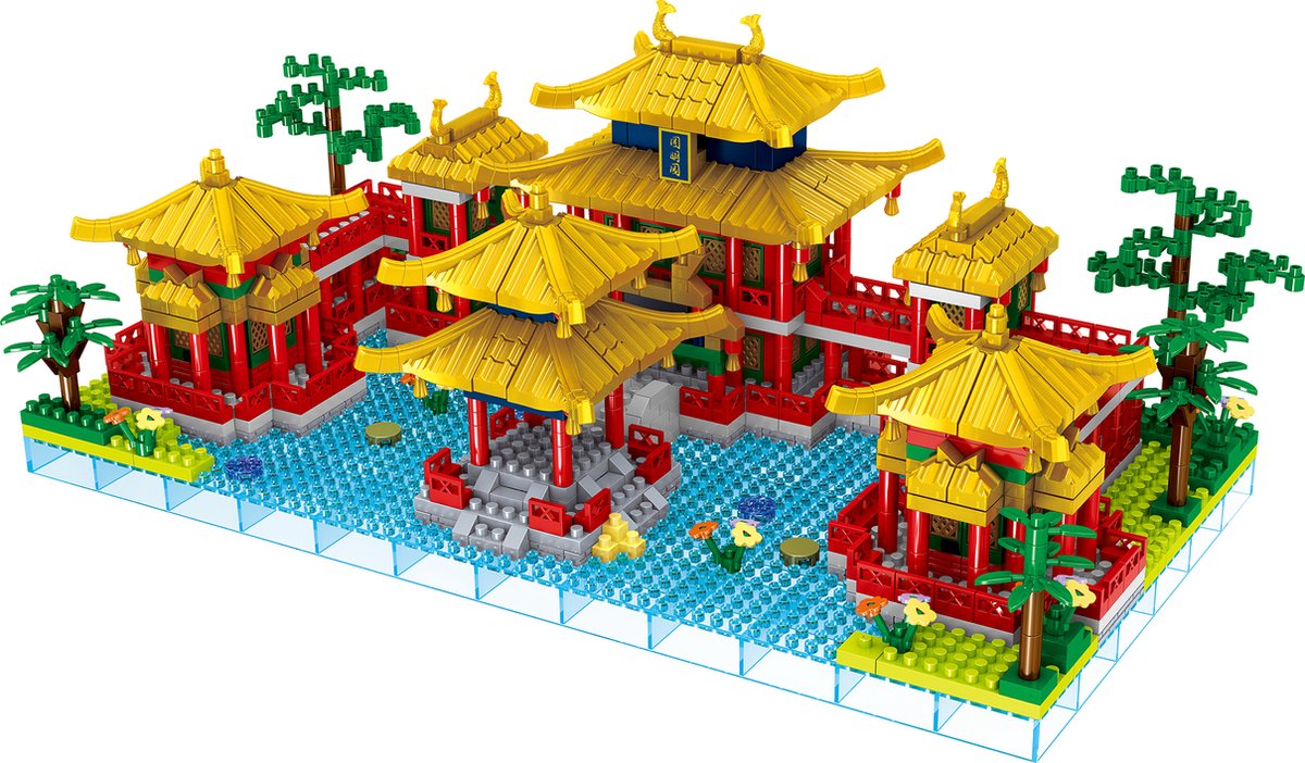 Lezi Yuanmingyuan (klein) - Nanoblocks / miniblocks - Bouwset / 3D puzzel - Hobby - Bouwpakket - Lezi LZ8283