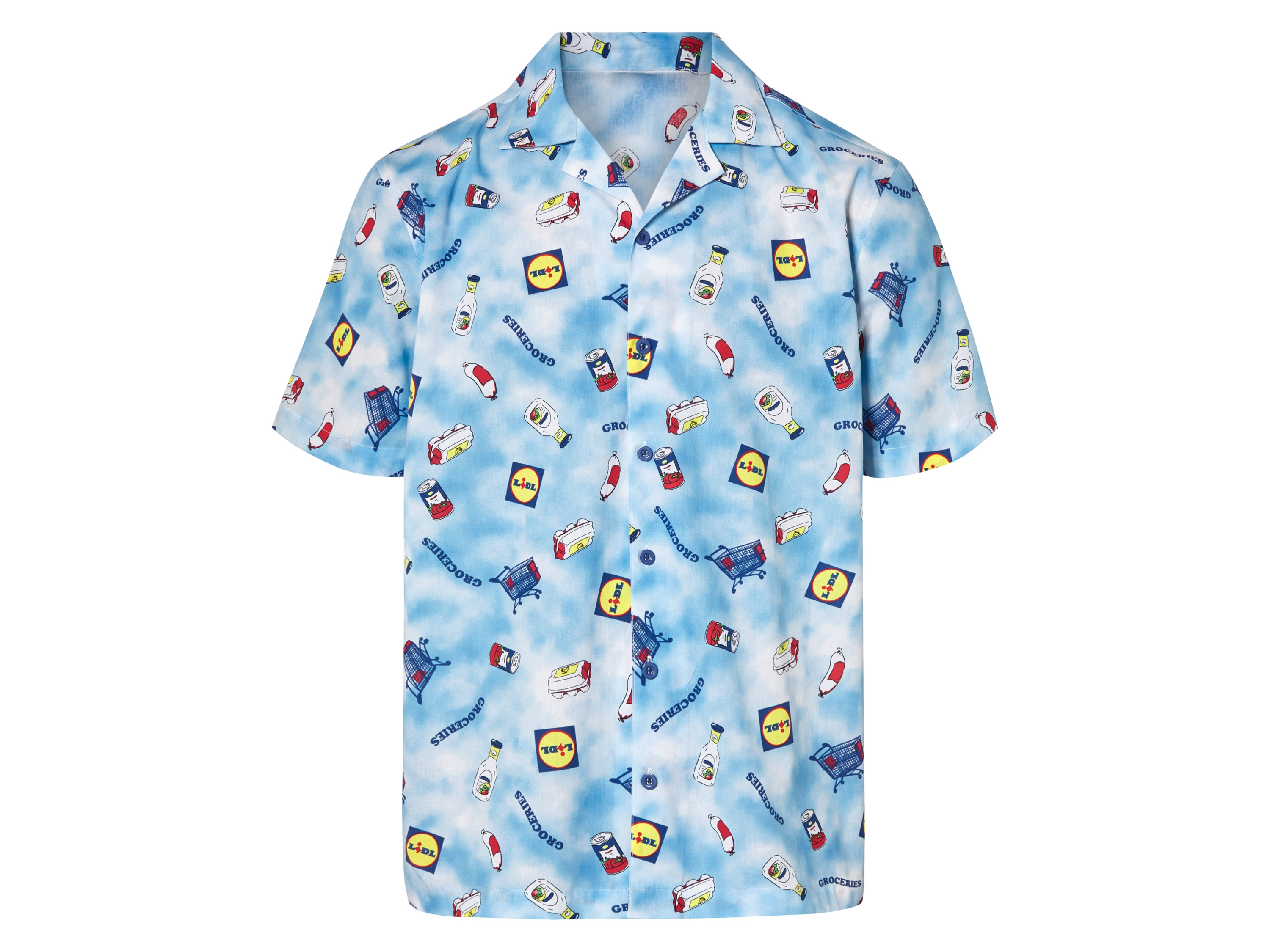 Lidl heren overhemd (Lichtblauw, L)