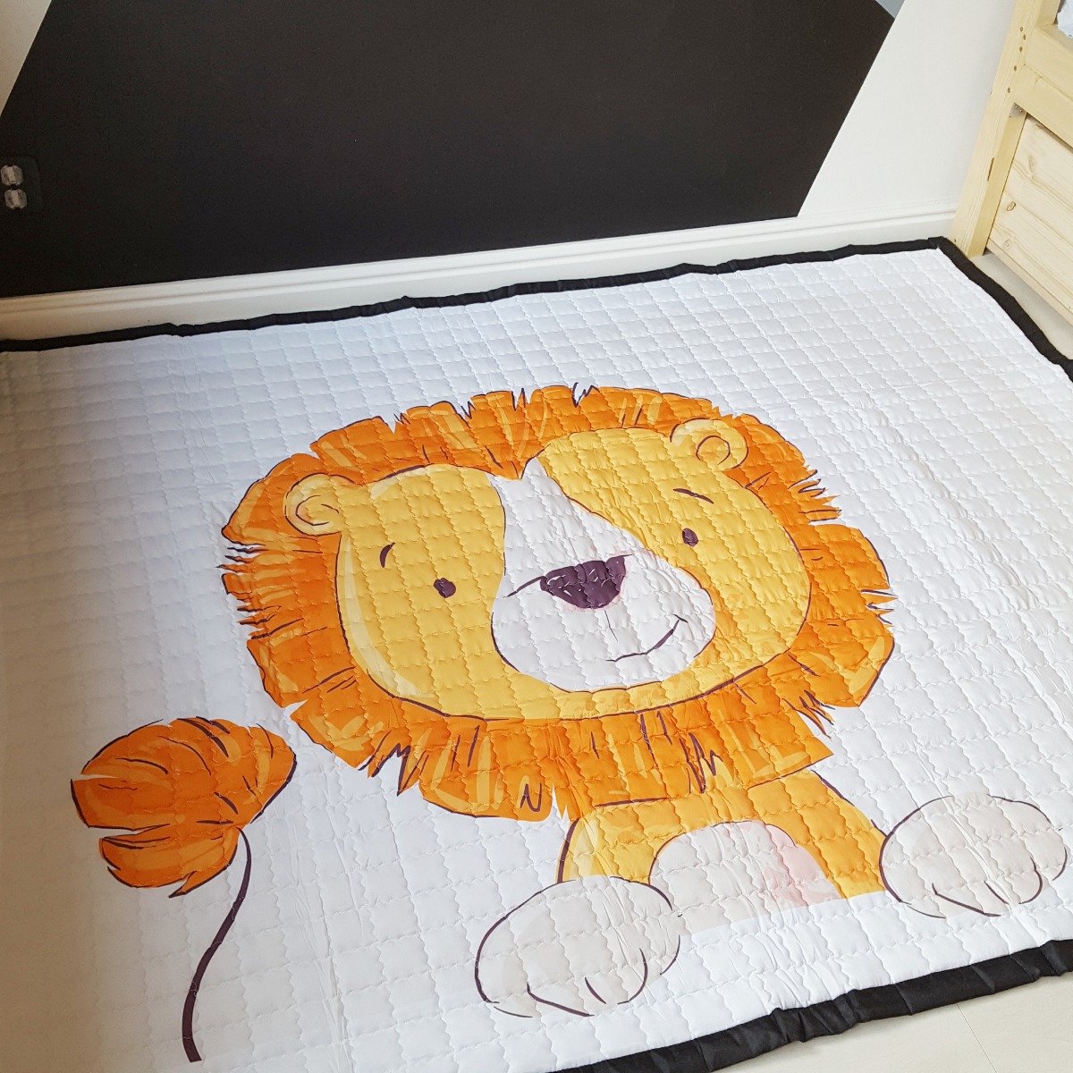 Speelkleed leeuw 195 x 145 - LiefBoefje - Groot Speelkleed Baby - Speelmat Kinderen - Babymat XL - Kindervloerkleed - Kraamcadeau - Speelkleed Kinderen - 75+ design speelkleden