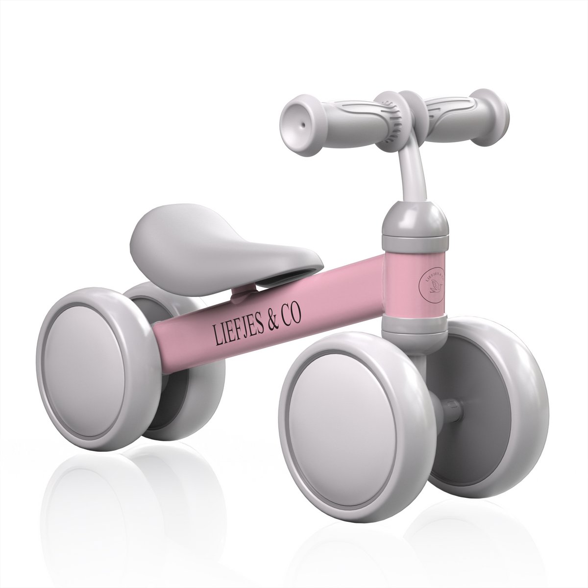 Liefjes & Co Loopfiets / Driewieler vanaf 1 Jaar Pastelroze