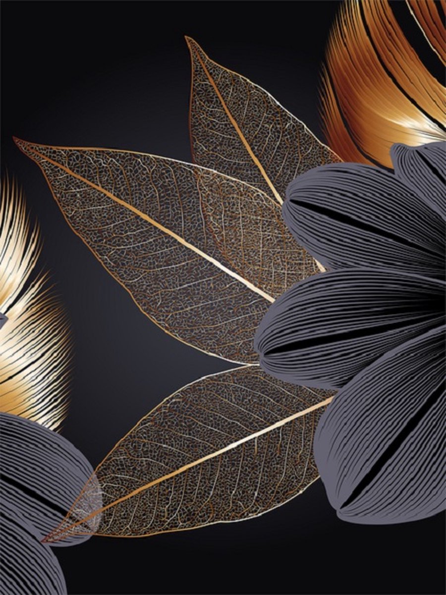 Lienz® Diamond Painting volwassenen 40x50cm – Rond – Bloemen – Volledig – Pakket Volwassenen