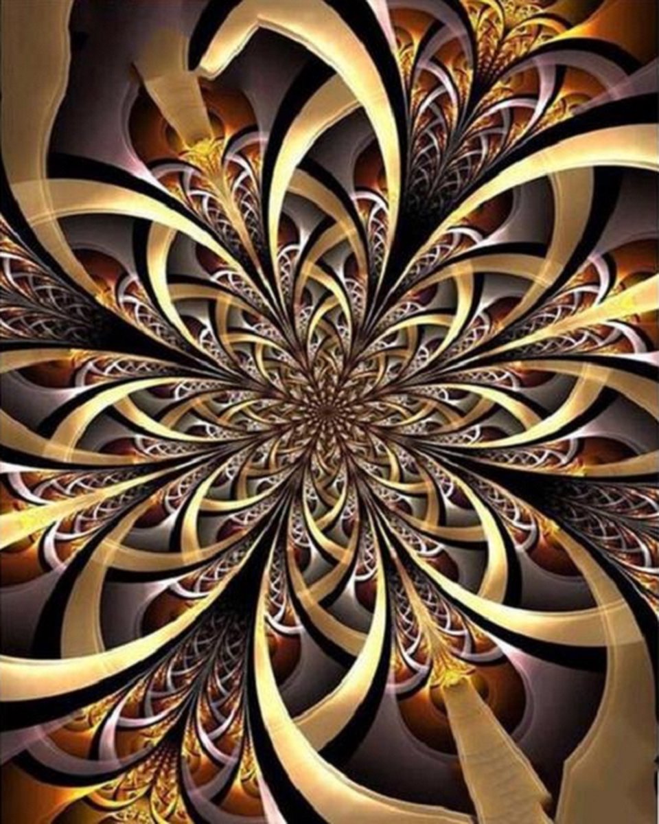 Lienz® Diamond Painting volwassenen 40x50cm – Rond – Mandala – Bloemen – Pakket Volwassenen