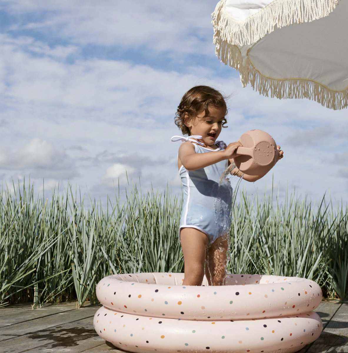 LIEWOOD Mini Pool Confetti Mix - Zwembadje Baby Peuter - Dia 80 cm Hoog 20 cm