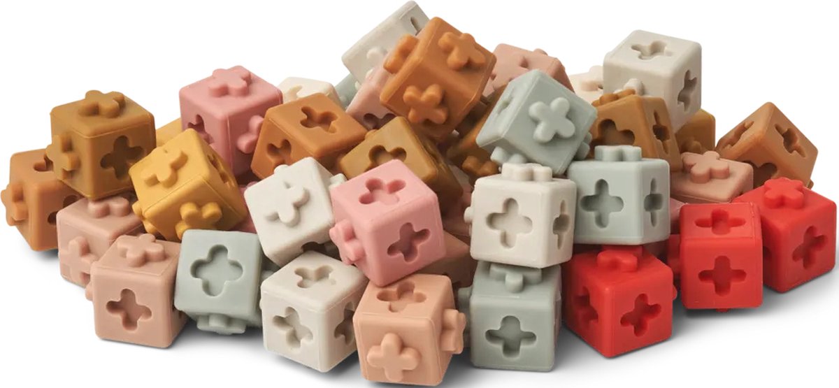 Liewood - Links Bouwstenen - 50 pack - Dusty