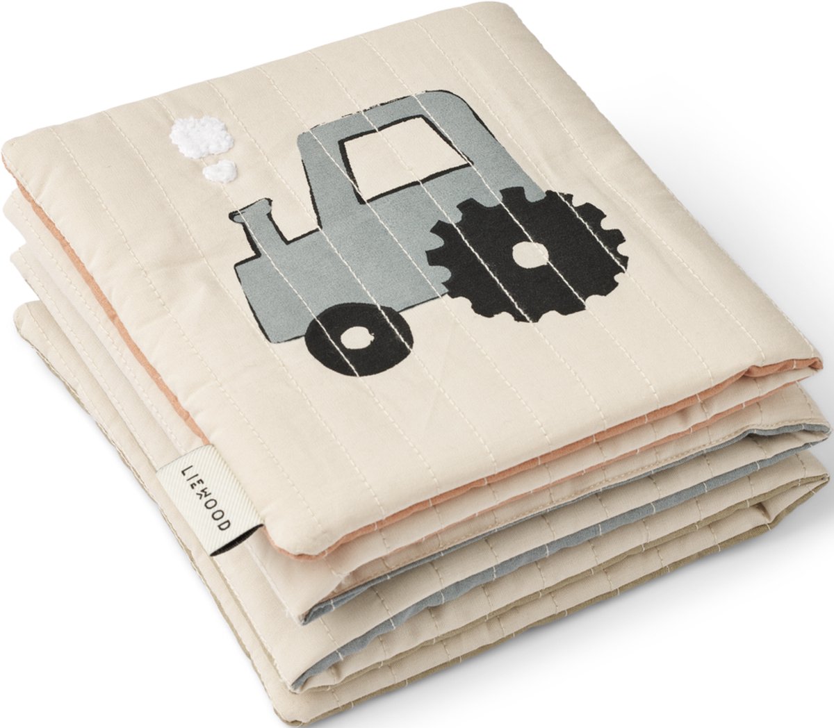   Benny plooiboekje uit katoen - Farm/Sandy