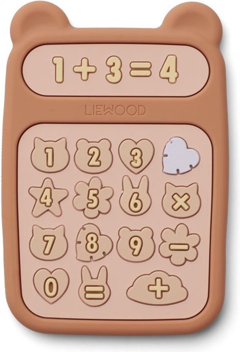 Liewood Niels calculator bijtspeeltje Tuscany rose