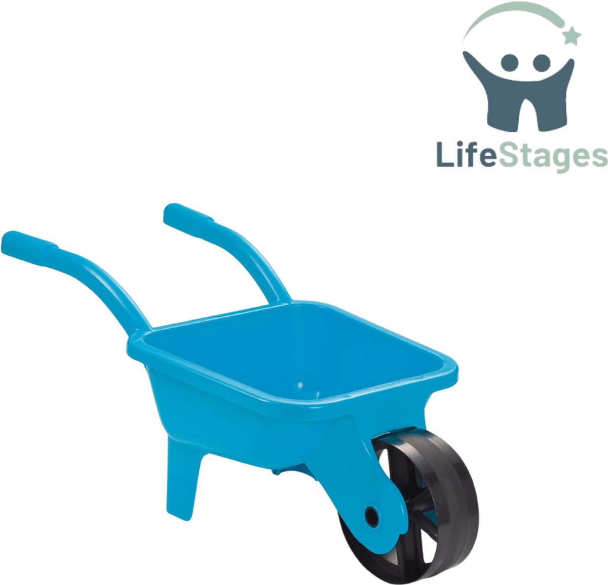 LifeStages - Kruiwagen Kind - Kruiwagen met Opvulling - Buitenspel voor Kinderen - Vanaf 18 Maanden
