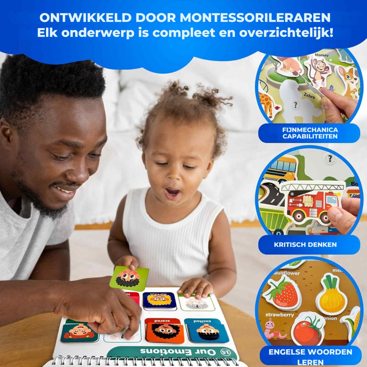 LifeStages - Montessori Activiteitenboek - Montessori Speelgoedpersboek Voor 3-4 Jaar - 15 Educatieve Activiteiten - Leeractiviteiten Voor Kleuters 3-5 Jaar - Activiteiten Voor Kinderen In Vliegtuigen En Autos 5-6 Jaar