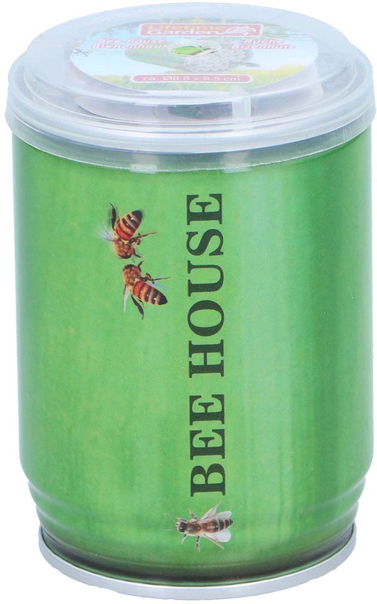 Bijenhuis - insectenhotel - in blik