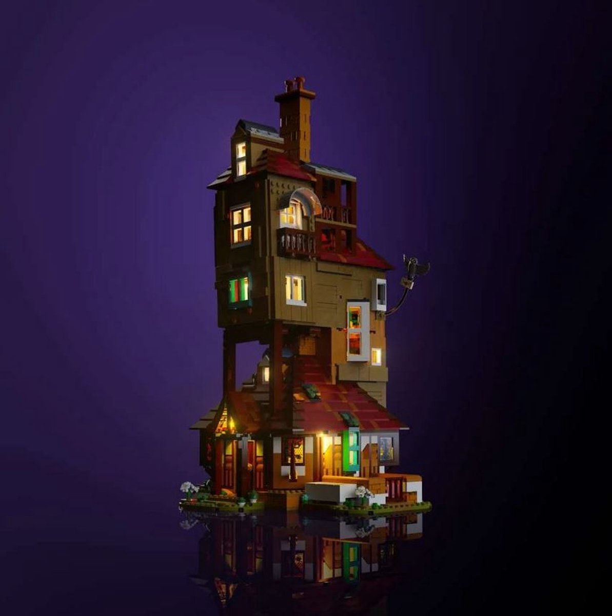 LMB 2.0 - Verlichtingsset geschikt voor LEGO Harry Potter The Burrow - Collectors Edition 76437