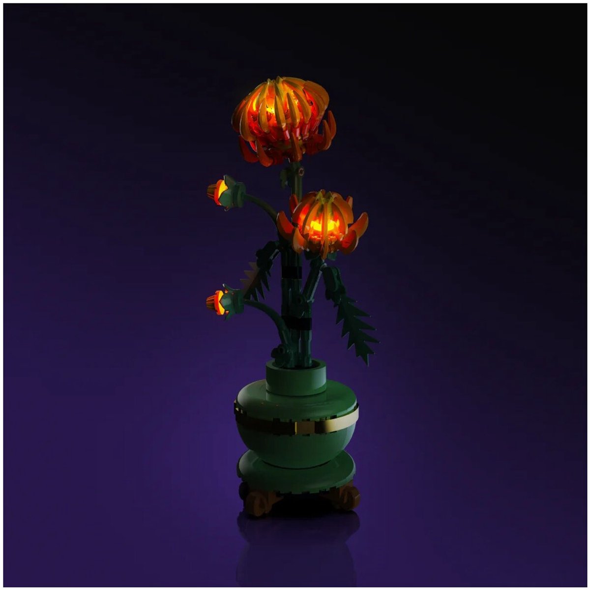 LMB 2.0 - Verlichtingsset geschikt voor LEGO® 10368 Chrysanthemum