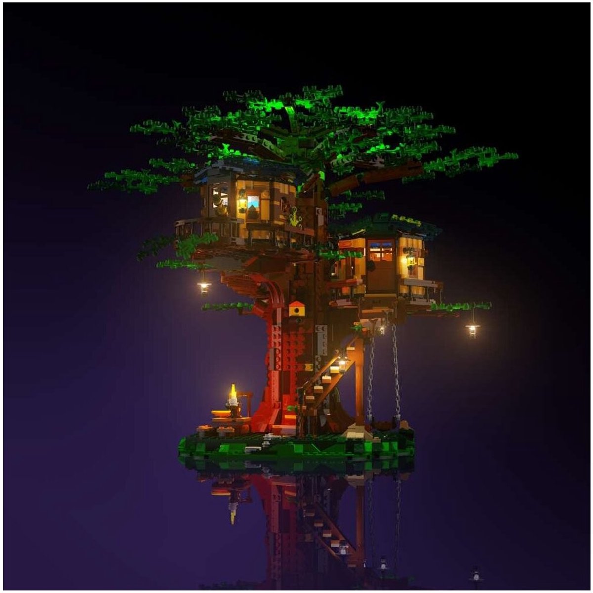 LMB 2.0 - Verlichtingsset geschikt voor LEGO® 21318 Boomhut Verlichtingsset.