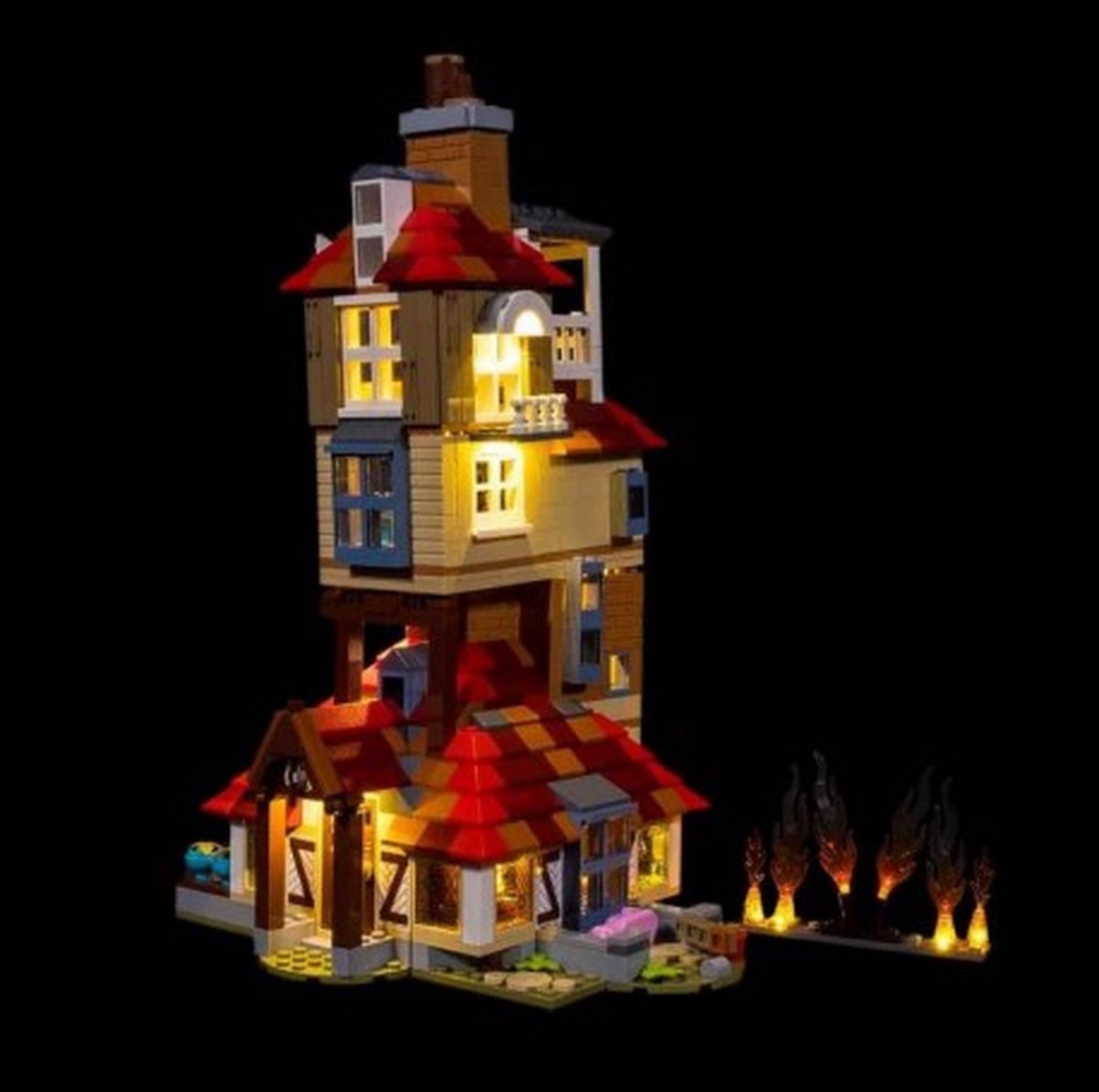 Light My Bricks LEGO Attack On The Burrow 75980 Verlichtings Set
