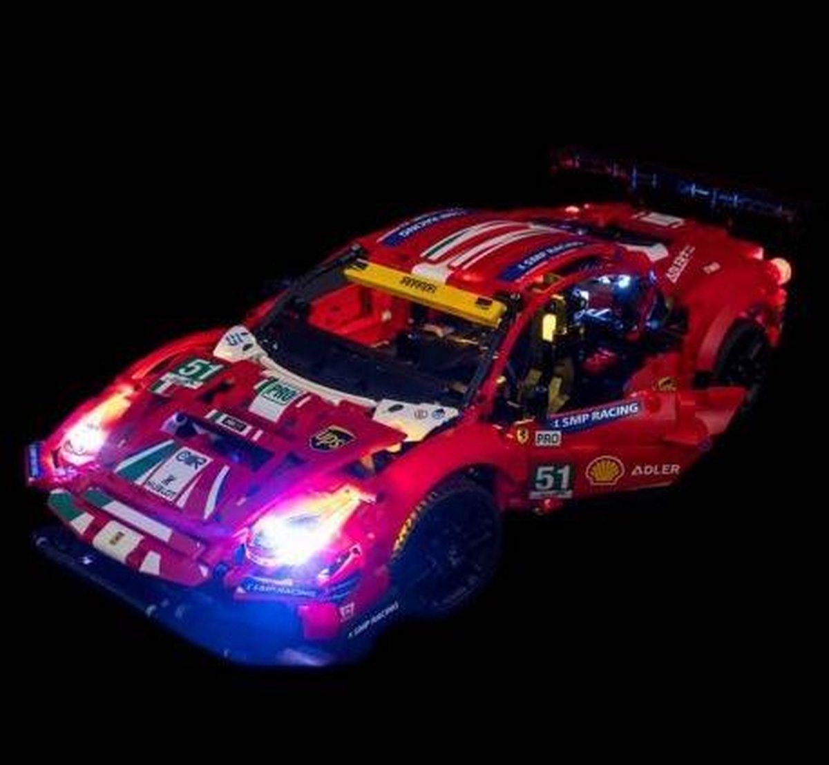 Light My Bricks LEGO Ferrari 488 GTE 42125 Verlichtings Set