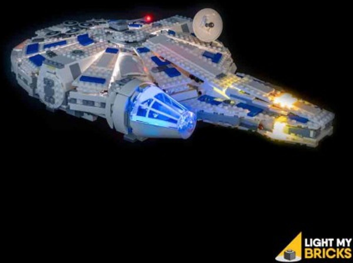 Light My Bricks LEGO Star Wars Kessel Run Millennium Falcon 75212 Verlichtings Set