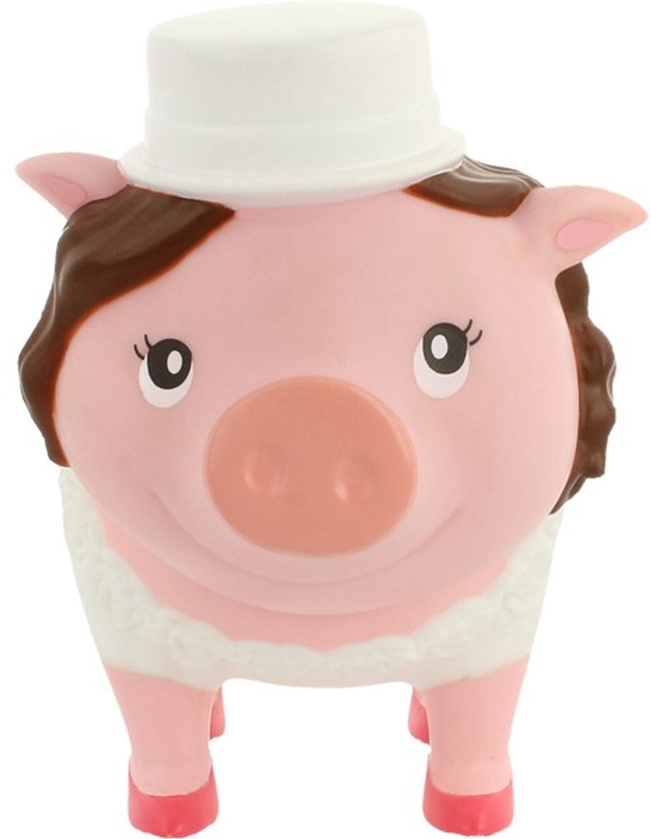 Spaarvarken BIGGYS Bruid (9,5 x 12,5 x 16,5 cm)