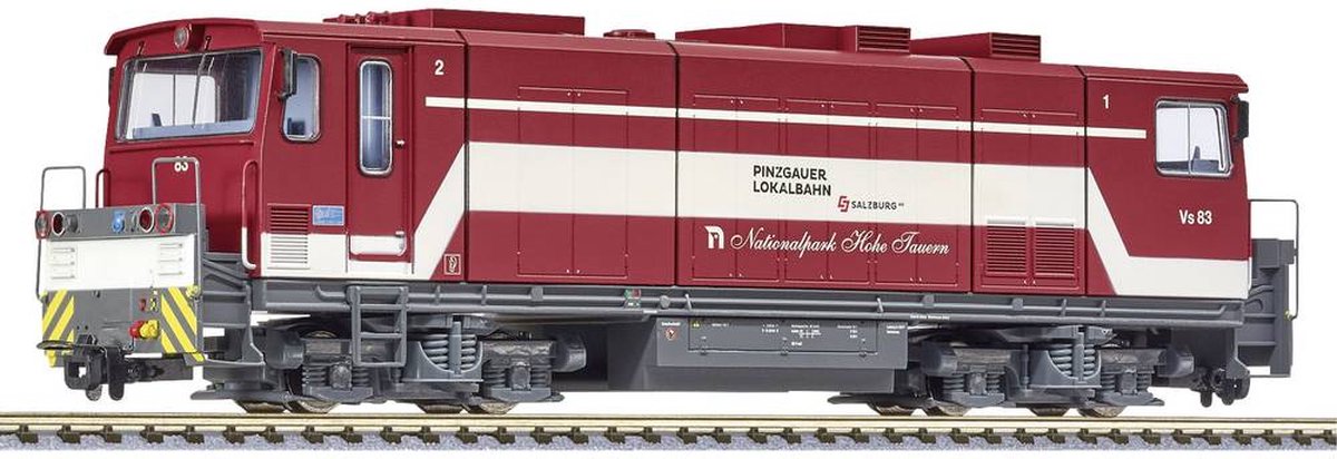 Liliput L142110 H0e diesellocomotief Vs83 van de Pinzgauer lokale trein, het nationale park Hohe Tauern
