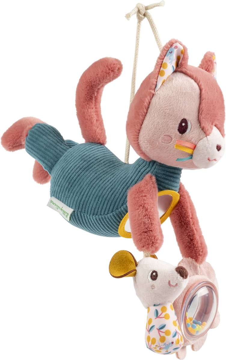 Lilliputiens - Actie-Nomade Jeanne De Kat - Knuffel Bevat Geluiden, Texturen En Lichtspel Om De Zintuigen Te Stimuleren - Geschikt Vanaf 3 Maanden