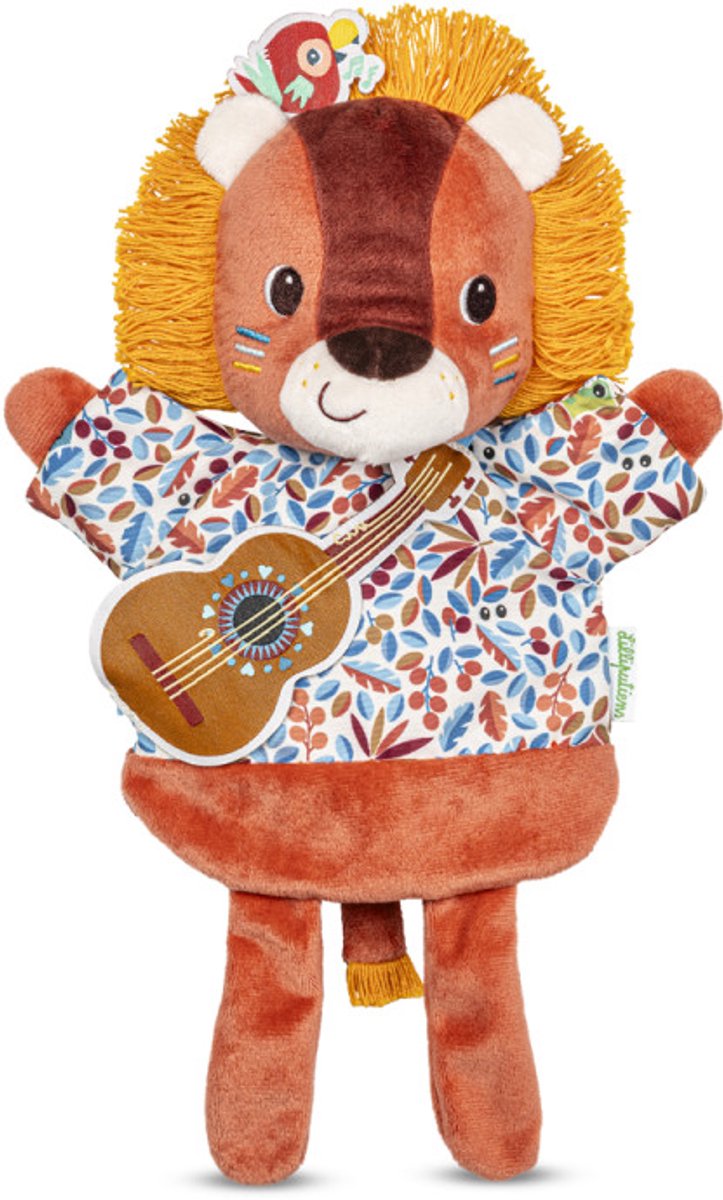 Lilliputiens - Handpop Jack De Leeuw - Vanaf De Geboorte Tot De Leeftijd Van De Eerste Verhalen, Met Deze Pop Kun Je Je Verhalen Tot Leven Brengen - Gemaakt Van Gerecycled Polyester - Geschikt Vanaf 2 Jaar