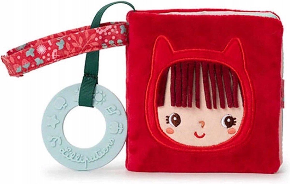 Lilliputiens - Kijk- En Speelboek Roodkapje - Stoffenboekje Met Bijring - De Paginas Knisperen En Achter De Flapjes Zitten Dieren Verstopt - Geschikt Vanaf 6 Maanden