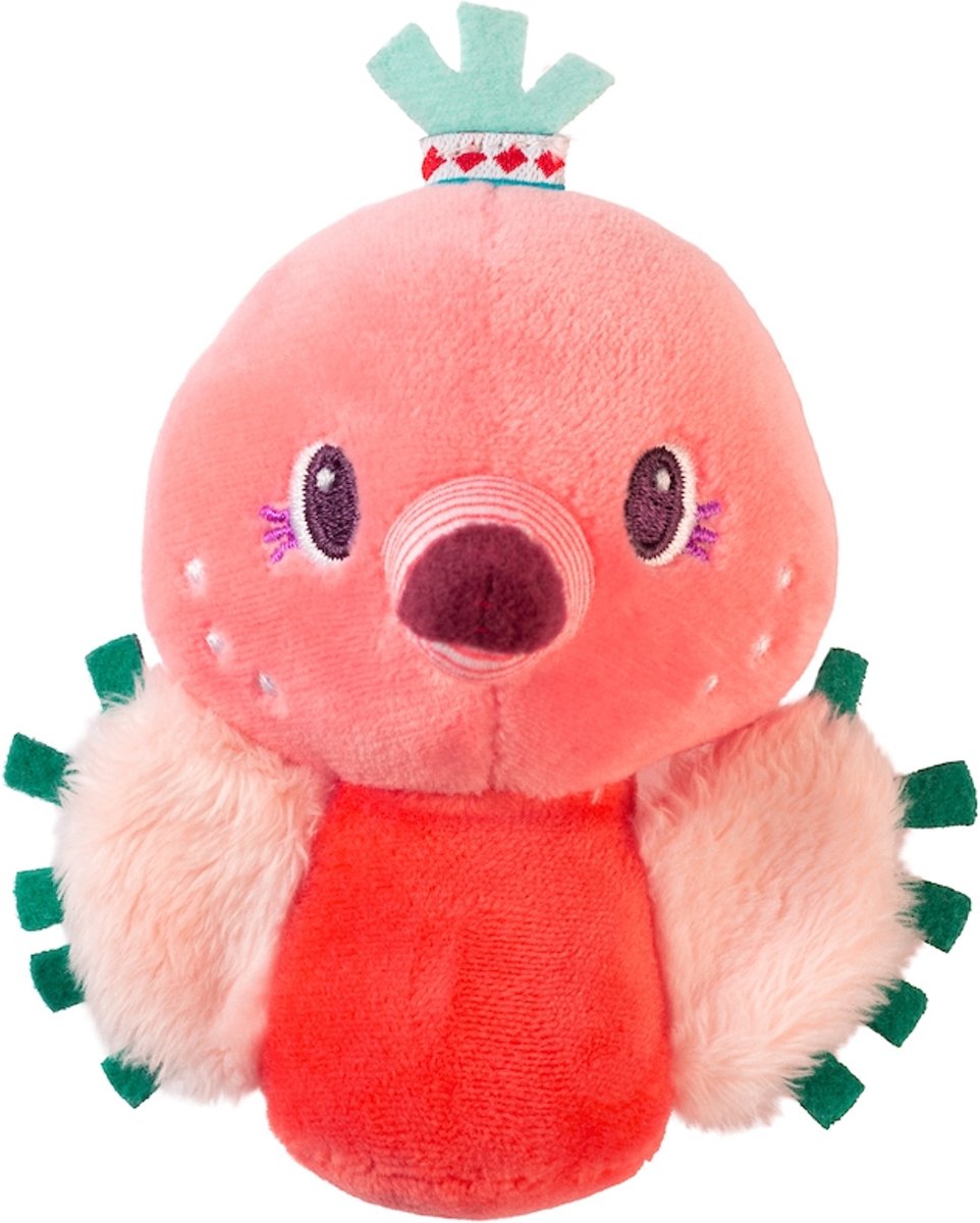 Lilliputiens Anaïs Flamingo Mini rammelaar