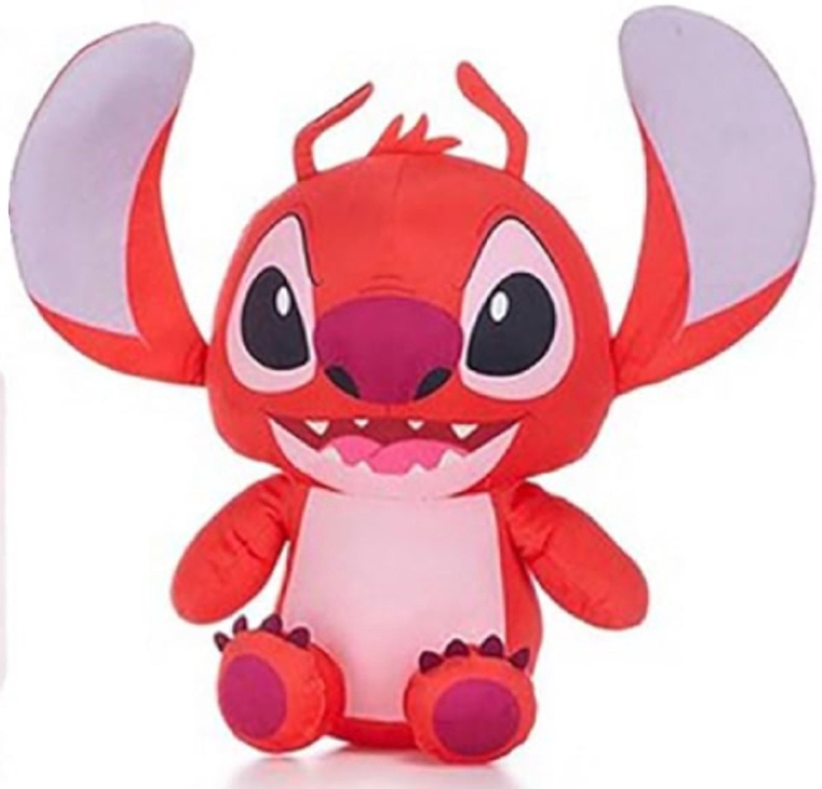 Leroy Big Smile - Disney Lilo & Stitch Pluche Knuffel 30 cm - Disney Plush Toy - Speelgoed knuffeldier knuffelpop voor kinderen jongens meisjes - knuffels Lilo en Stitch, Angel, Leroy, Stitch