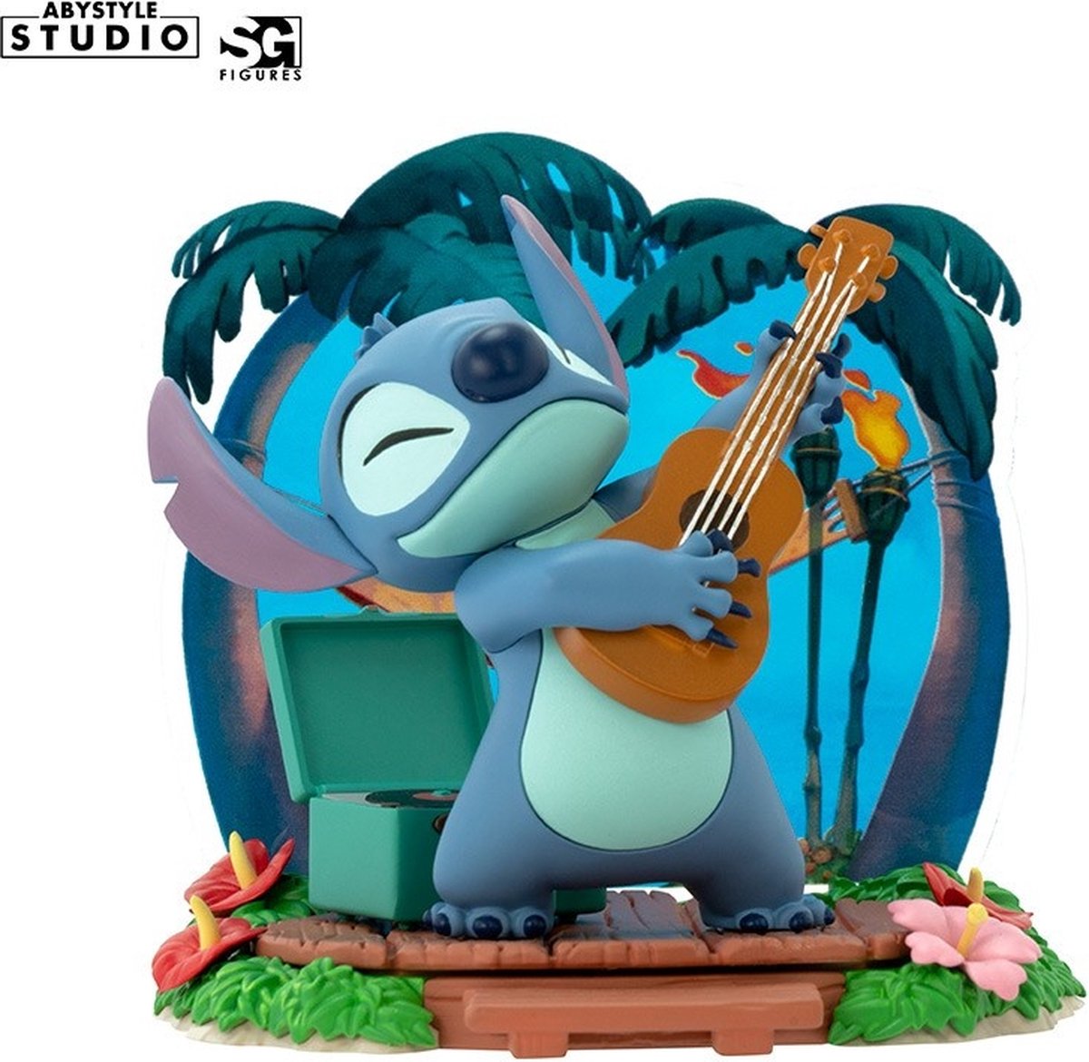 Lilo & Stitch SFC Super Figure Collection - Stitch Gitarre Unisex Verzamelfiguren - Neutraal - Standard
