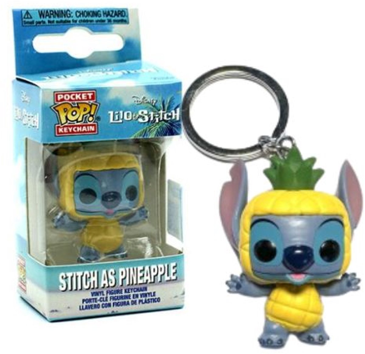 Lilo & Stitch Stitch As Pineapple Pocket Pop! Unisex Funko Pocket Pop! - Neutraal - Standard