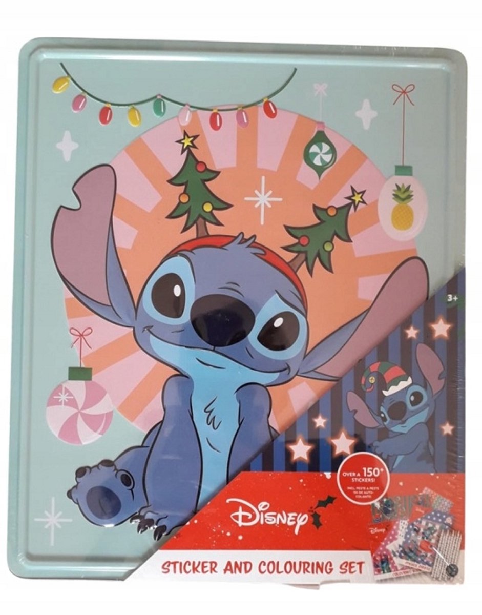 Lilo en stitch sticker en kleurplaten in blik, Crea blik lilo en stitch, Kleuren , Lilo en Stitch, Lilo en Stitch blik