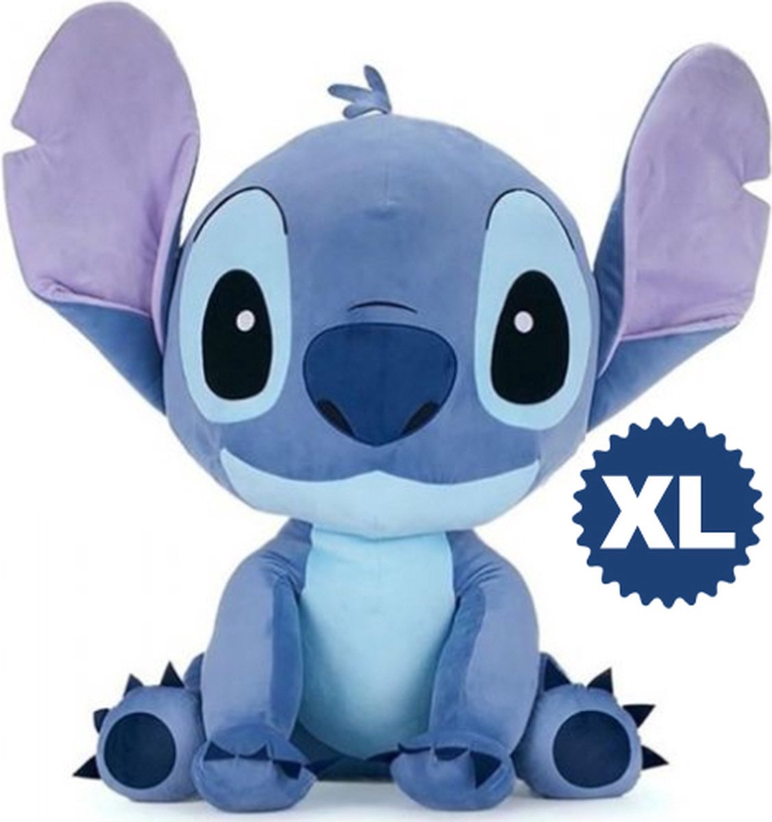 Stitch - Disney Lilo & Stitch Pluche Knuffel XL 60 cm - Disney Plush Toy - Speelgoed knuffeldier knuffelpop voor kinderen jongens meisjes - Knuffels Stitch Angel Leroy