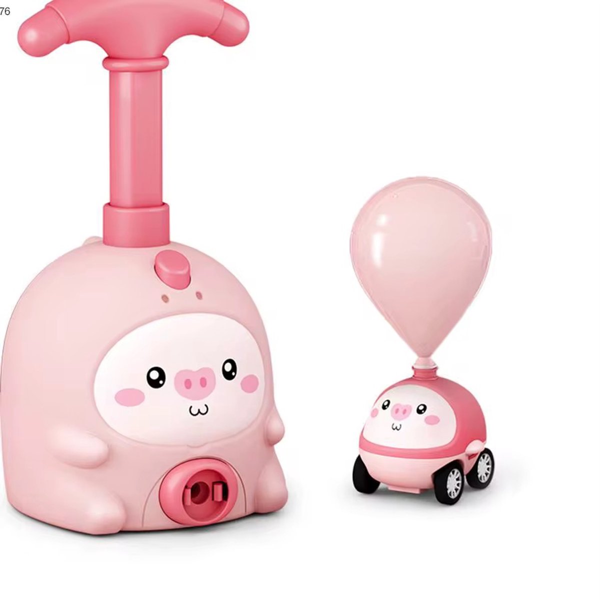 Ballon Auto Speelgoed - Schattige Varentje Inertie Auto - Educatief Luchtdruk speelgoed - Milieuvriendelijk zonder Batterijen - Creatief en Educatief cadeau voor kinderen 3+