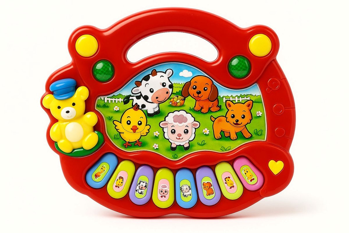 Interactief Speelgoed Piano - Dieren Geluiden & Muziek - Educatief Speelgoed voor pauter - Speelgoed Piano - Speel Piano - Baby Muziek Instrument