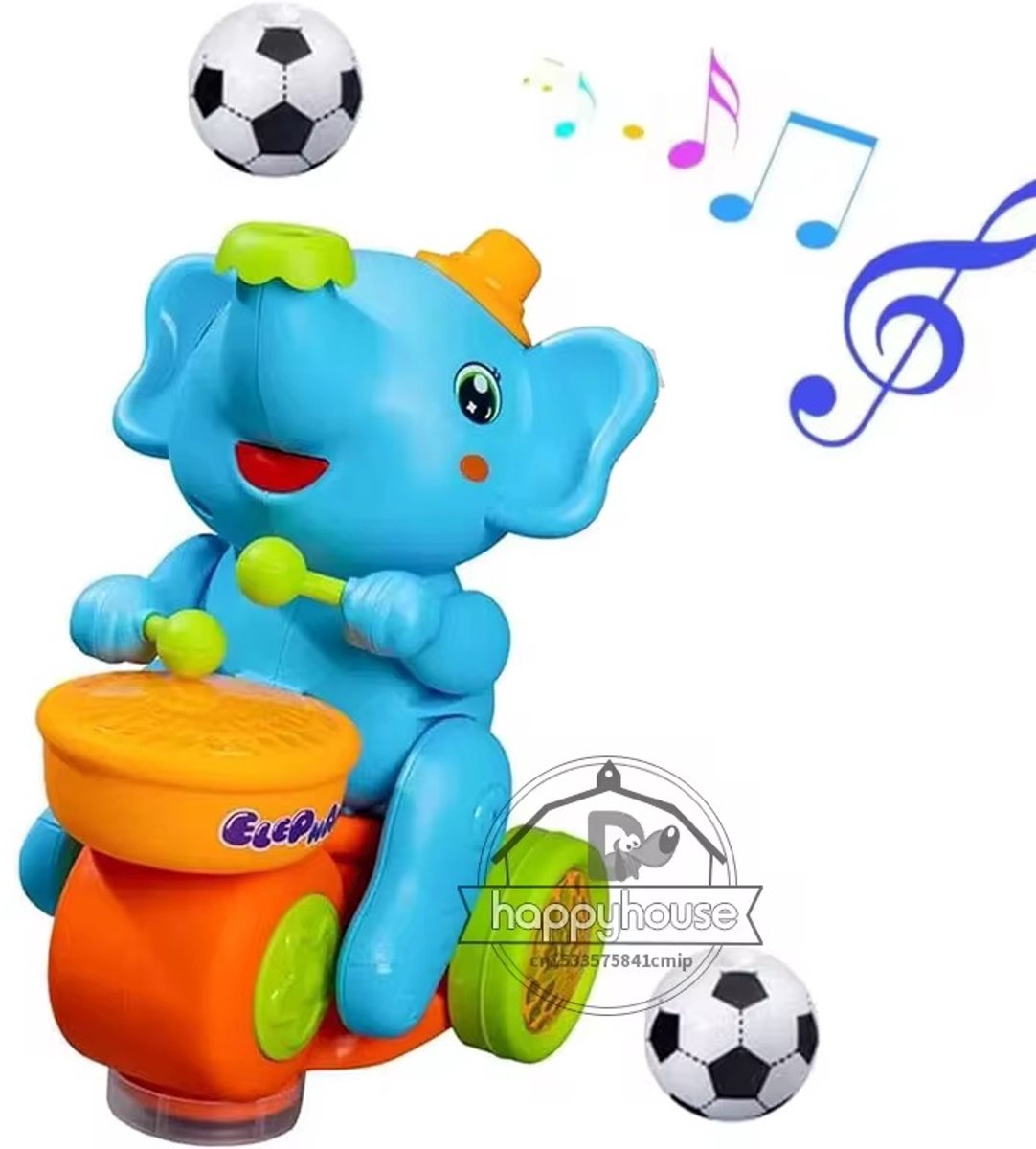 Interactieve Speelgoed - Dansende olifant - Leerzaam voor kinderen - Kinderspeelgoed - vanaf 3 jaar - Speelplezier - Cadeau