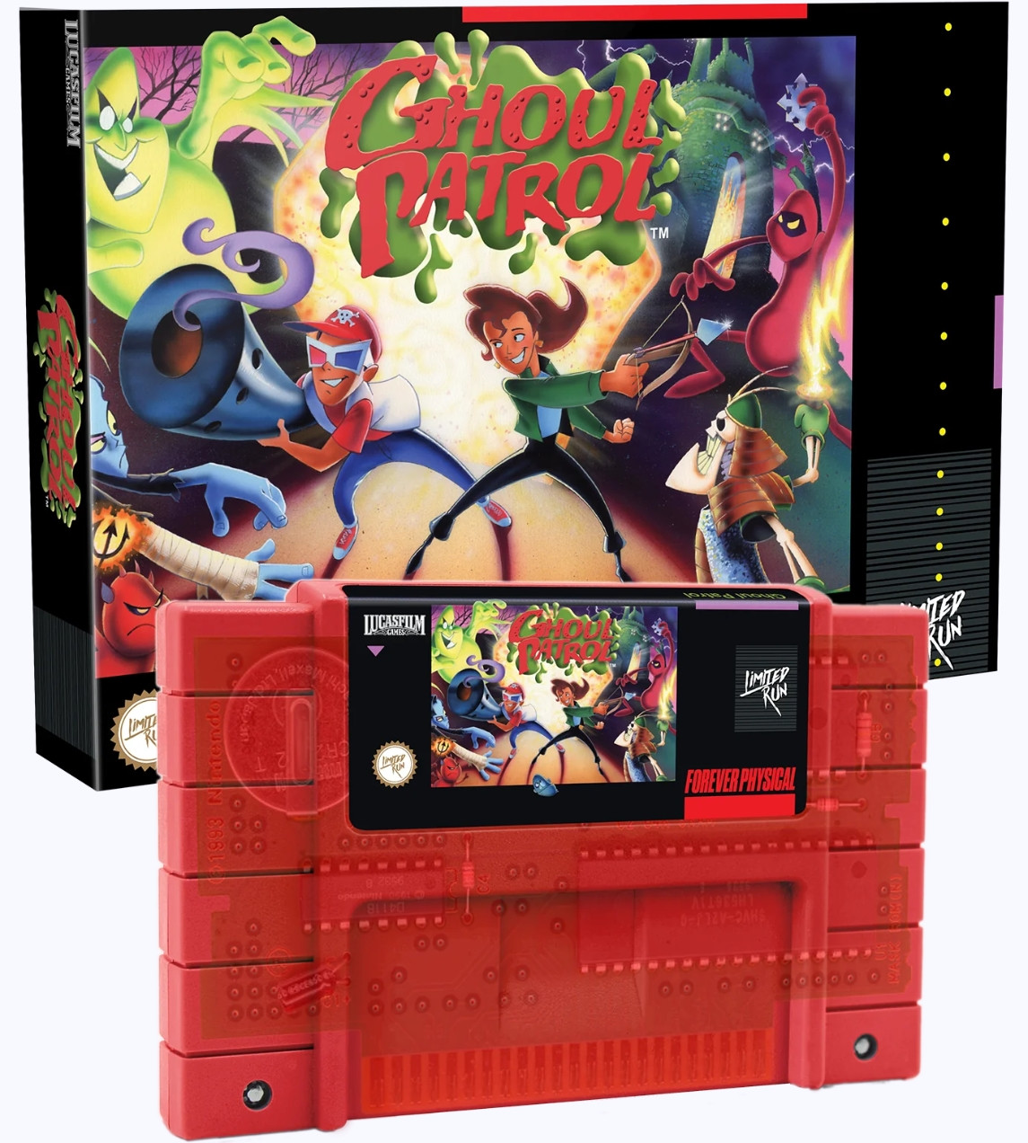 Ghoul Patrol Red Cartridge (Limited Run Games)