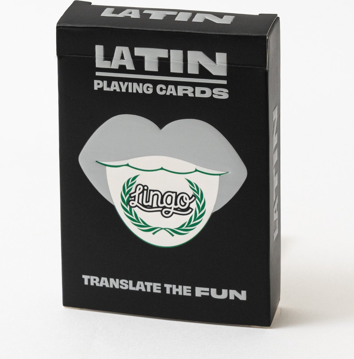 Lingo- Latijns speelkaarten- playingcards- talen leren- Latin- jong en oud- Latijns woordenschat- woordenschat- Leer Latijnse woordenschat op een leuke en gemakkelijke manier- 52 essentiële vertalingen- Leren- reizen- spelen
