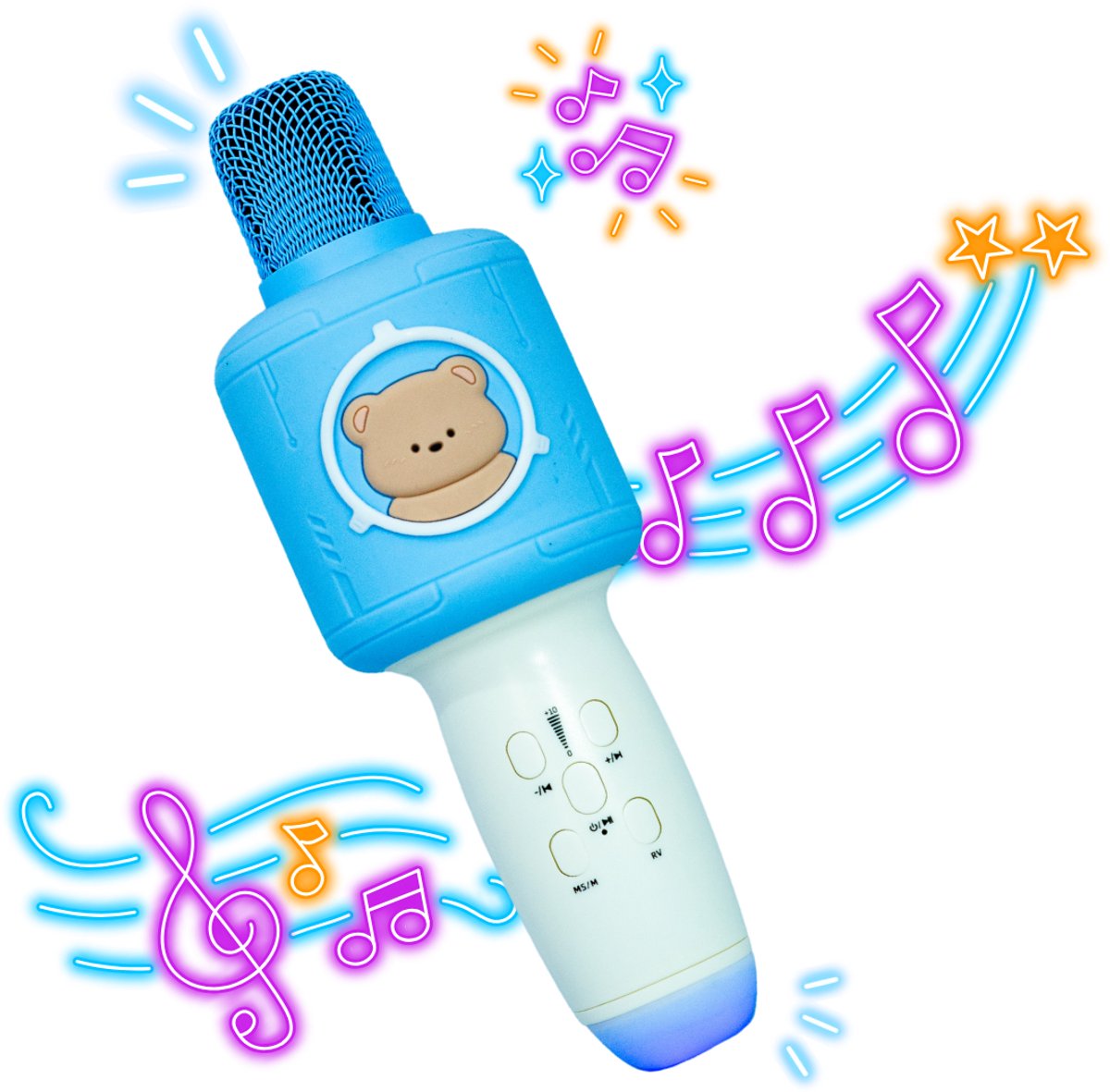 Bluetooth Karaoke Microfoon Beer - Draadloos - Karaoke Set met Speaker - Kinderen en Volwassenen - 5 Stemvervormers