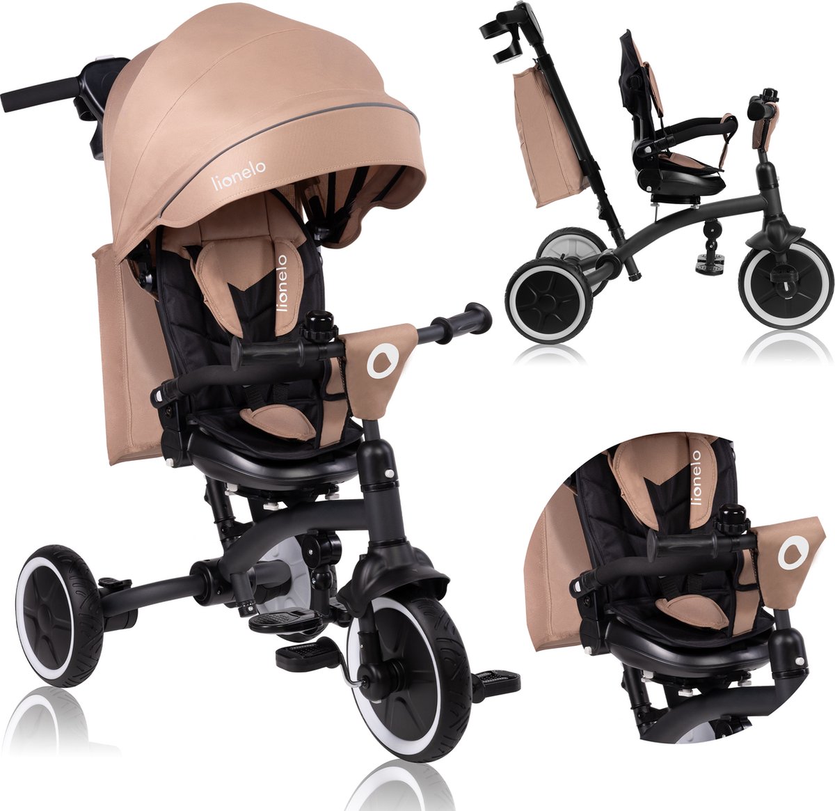 Lionelo Tris Plus - Driewieler - Kinderfiets 2-in-1 - tot 5 Jaar - Driewieler tot 25 kg